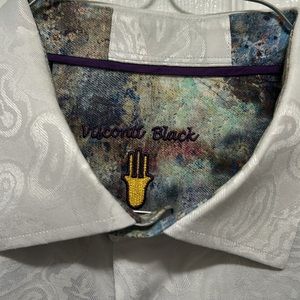 Men’s Large Visconti Black Dress Shirt..
